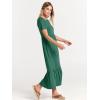 imageANRABESS Womens 2025 Summer Casual Maxi Dress A line Tiered Flowy Short Sleeve Crewneck T Shirt Beach Travel Long DressesGreen