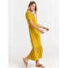 imageANRABESS Womens 2025 Summer Casual Maxi Dress A line Tiered Flowy Short Sleeve Crewneck T Shirt Beach Travel Long DressesMustrad Yellow