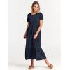 imageANRABESS Womens 2025 Summer Casual Maxi Dress A line Tiered Flowy Short Sleeve Crewneck T Shirt Beach Travel Long DressesNavy Blue