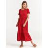 imageANRABESS Womens 2025 Summer Casual Maxi Dress A line Tiered Flowy Short Sleeve Crewneck T Shirt Beach Travel Long DressesRed
