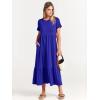 imageANRABESS Womens 2025 Summer Casual Maxi Dress A line Tiered Flowy Short Sleeve Crewneck T Shirt Beach Travel Long DressesRoyal Blue