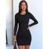 imageANRABESS Womens Fall Long Sleeve Short Dress Rib Knit 2025 Fashion Basic Slim Fit Party Cocktail Night Bodycon Mini DressesBlack