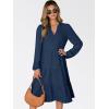imageANRABESS Womens Fall Midi Dresses Long Sleeve V Neck Swing Tiered Work Business Casual 2025 Flowy Beach Vacation DressNavy Blue