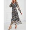 imageANRABESS Womens Floral Long Sleeve Maxi Dress V Neck Chiffon Flowy Boho ALine 2025 Fall Wedding Guest Party Wrap DressesFloral Black