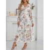 imageANRABESS Womens Floral Long Sleeve Maxi Dress V Neck Chiffon Flowy Boho ALine 2025 Fall Wedding Guest Party Wrap DressesFloral White