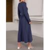 imageANRABESS Womens Long Sleeve Elegant Modest Drop Waist Maxi Dress 2025 Fall Casual Flowy Pleated Long Dresses with PocketsNavy Blue
