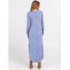 imageANRABESS Womens Long Sleeve Maxi Dresses 2025 Fall Outfits Casual Loose Split Travel Vacation T Shirt Dress with PocketsFloral Blue White