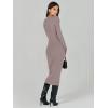 imageANRABESS Womens Long Sleeve Sweater Dress 2025 Fall Crewneck Bodycon Stretch Ribbed Knit Slim Fit Midi Dresses Trendy OutfitsAlmond