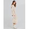 imageANRABESS Womens Long Sleeve Sweater Dress 2025 Fall Crewneck Bodycon Stretch Ribbed Knit Slim Fit Midi Dresses Trendy OutfitsBeige