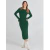 imageANRABESS Womens Long Sleeve Sweater Dress 2025 Fall Crewneck Bodycon Stretch Ribbed Knit Slim Fit Midi Dresses Trendy OutfitsGreen