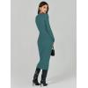 imageANRABESS Womens Long Sleeve Sweater Dress 2025 Fall Crewneck Bodycon Stretch Ribbed Knit Slim Fit Midi Dresses Trendy OutfitsGreen Blue