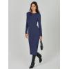 imageANRABESS Womens Long Sleeve Sweater Dress 2025 Fall Crewneck Bodycon Stretch Ribbed Knit Slim Fit Midi Dresses Trendy OutfitsRoyal Blue