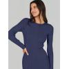 imageANRABESS Womens Long Sleeve Sweater Dress 2025 Fall Crewneck Bodycon Stretch Ribbed Knit Slim Fit Midi Dresses Trendy OutfitsRoyal Blue