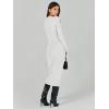 imageANRABESS Womens Long Sleeve Sweater Dress 2025 Fall Crewneck Bodycon Stretch Ribbed Knit Slim Fit Midi Dresses Trendy OutfitsWhite