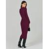 imageANRABESS Womens Long Sleeve Sweater Dress 2025 Fall Crewneck Bodycon Stretch Ribbed Knit Slim Fit Midi Dresses Trendy OutfitsWine Red