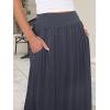 imageANRABESS Womens Maxi Skirts 2025 Fall Trendy Ankle Length High Waisted Boho Flowy Beach Long Skirt with Pockets FashionDark Grey