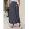imageANRABESS Womens Maxi Skirts 2025 Fall Trendy Ankle Length High Waisted Boho Flowy Beach Long Skirt with Pockets FashionDark Grey