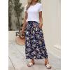 imageANRABESS Womens Maxi Skirts 2025 Fall Trendy Ankle Length High Waisted Boho Flowy Beach Long Skirt with Pockets FashionFloral Black Yellow