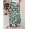 imageANRABESS Womens Maxi Skirts 2025 Fall Trendy Ankle Length High Waisted Boho Flowy Beach Long Skirt with Pockets FashionFloral Green