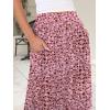 imageANRABESS Womens Maxi Skirts 2025 Fall Trendy Ankle Length High Waisted Boho Flowy Beach Long Skirt with Pockets FashionFloral Pink