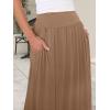 imageANRABESS Womens Maxi Skirts 2025 Fall Trendy Ankle Length High Waisted Boho Flowy Beach Long Skirt with Pockets FashionKhaki
