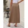 imageANRABESS Womens Maxi Skirts 2025 Fall Trendy Ankle Length High Waisted Boho Flowy Beach Long Skirt with Pockets FashionKhaki