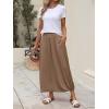 imageANRABESS Womens Maxi Skirts 2025 Fall Trendy Ankle Length High Waisted Boho Flowy Beach Long Skirt with Pockets FashionKhaki