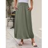 imageANRABESS Womens Maxi Skirts 2025 Fall Trendy Ankle Length High Waisted Boho Flowy Beach Long Skirt with Pockets FashionOlive Green