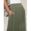 imageANRABESS Womens Maxi Skirts 2025 Fall Trendy Ankle Length High Waisted Boho Flowy Beach Long Skirt with Pockets FashionOlive Green
