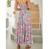 imageANRABESS Womens Summer Boho Flowy Swing Tiered ALine Maxi Skirt 2025 Fashion Trendy Elastic Waist Pleated Long Beach DressFloral 03