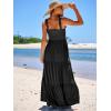 imageANRABESS Womens Summer Casual Long Maxi Beach Vacation Dresses Sleeveless Square Neck Flowy Tiered Sun Dress with PocketsBlack