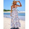 imageANRABESS Womens Summer Casual Long Maxi Beach Vacation Dresses Sleeveless Square Neck Flowy Tiered Sun Dress with PocketsBlue Orange Floral