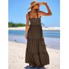 imageANRABESS Womens Summer Casual Long Maxi Beach Vacation Dresses Sleeveless Square Neck Flowy Tiered Sun Dress with PocketsCoffee