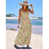 imageANRABESS Womens Summer Casual Long Maxi Beach Vacation Dresses Sleeveless Square Neck Flowy Tiered Sun Dress with PocketsFloral Yellow