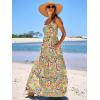 imageANRABESS Womens Summer Casual Long Maxi Beach Vacation Dresses Sleeveless Square Neck Flowy Tiered Sun Dress with PocketsFloral Yellow