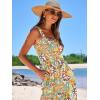 imageANRABESS Womens Summer Casual Long Maxi Beach Vacation Dresses Sleeveless Square Neck Flowy Tiered Sun Dress with PocketsFloral Yellow