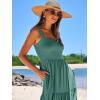 imageANRABESS Womens Summer Casual Long Maxi Beach Vacation Dresses Sleeveless Square Neck Flowy Tiered Sun Dress with PocketsGrass