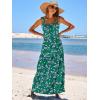 imageANRABESS Womens Summer Casual Long Maxi Beach Vacation Dresses Sleeveless Square Neck Flowy Tiered Sun Dress with PocketsGreen Purple Floral