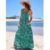 imageANRABESS Womens Summer Casual Long Maxi Beach Vacation Dresses Sleeveless Square Neck Flowy Tiered Sun Dress with PocketsGreen Purple Floral
