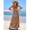 imageANRABESS Womens Summer Casual Long Maxi Beach Vacation Dresses Sleeveless Square Neck Flowy Tiered Sun Dress with PocketsKhahi