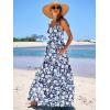imageANRABESS Womens Summer Casual Long Maxi Beach Vacation Dresses Sleeveless Square Neck Flowy Tiered Sun Dress with PocketsLily Floral