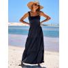 imageANRABESS Womens Summer Casual Long Maxi Beach Vacation Dresses Sleeveless Square Neck Flowy Tiered Sun Dress with PocketsNavy Blue