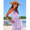 imageANRABESS Womens Summer Casual Long Maxi Beach Vacation Dresses Sleeveless Square Neck Flowy Tiered Sun Dress with PocketsPurple