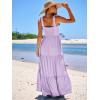 imageANRABESS Womens Summer Casual Long Maxi Beach Vacation Dresses Sleeveless Square Neck Flowy Tiered Sun Dress with PocketsPurple