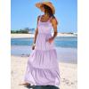 imageANRABESS Womens Summer Casual Long Maxi Beach Vacation Dresses Sleeveless Square Neck Flowy Tiered Sun Dress with PocketsPurple