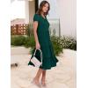imageANRABESS Womens Summer Casual Short Sleeve V Neck Midi Dresses 2025 Spring Flowy Aline Tiered T Shirts Boho Beach DressDark Green