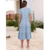 imageANRABESS Womens Summer Casual Short Sleeve V Neck Midi Dresses 2025 Spring Flowy Aline Tiered T Shirts Boho Beach DressFloral Blue