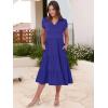 imageANRABESS Womens Summer Casual Short Sleeve V Neck Midi Dresses 2025 Spring Flowy Aline Tiered T Shirts Boho Beach DressRoyal Blue