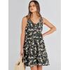 imageANRABESS Womens Summer Casual Tank Dress Sleeveless V Neck T Shirt Sundress Flowy Tiered Swing Mini Beach Vacation DressesBlack Floral