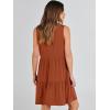 imageANRABESS Womens Summer Casual Tank Dress Sleeveless V Neck T Shirt Sundress Flowy Tiered Swing Mini Beach Vacation DressesBrick Red